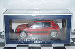 Norev peugeot 205 gti 1.9 pts deco 1991 red 1:18 scale 184846
