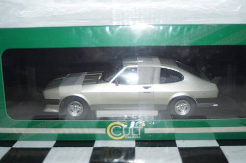 Cult scale models ford capri 2.8 turbo 1981 silver 1:18 cml215-1