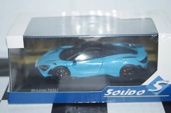 Solido mclaren 765t curacao blue 2018 1:43rd ref s4311904
