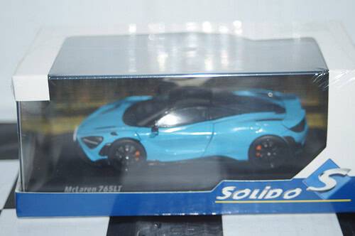 Solido mclaren 765t curacao blue 2018 1:43rd ref s4311904