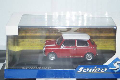 Solido mini cooper sport red 1997 1:43rd ref s4316603