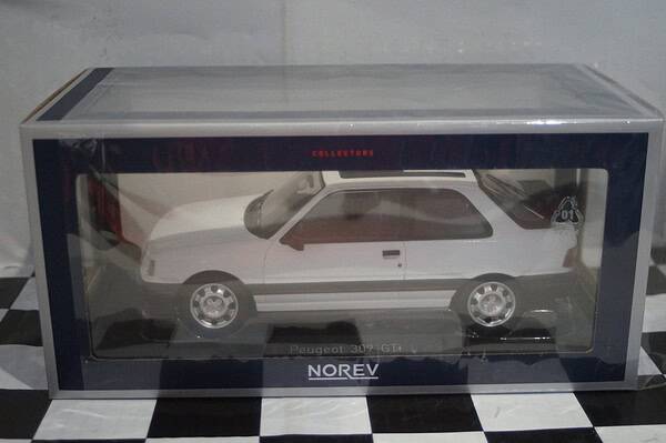 Norev peugeot 309 gti 1988 white 1:18 scale 184888