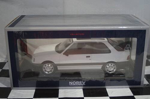 Norev peugeot 309 gti 1988 white 1:18 scale 184888