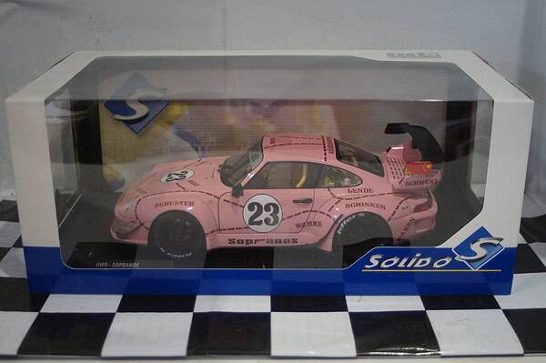 Solido porsche 911 993 rwb bodykit #23 pink pig coupe 2020 1:18 s1808503