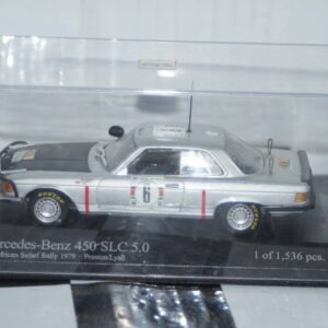 Minichamps mercedes 450 slc 5.0 east african rally 1979 #6 ,1:43