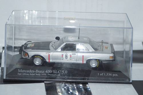 Minichamps mercedes 450 slc 5.0 east african rally 1979 #6 ,1:43