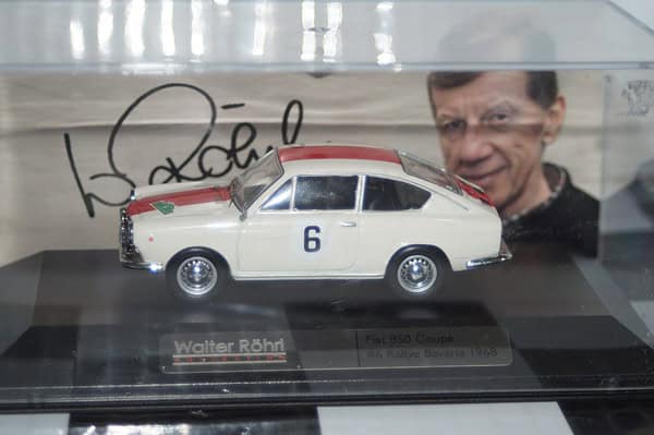 Replicar fiat 130 coupe 1972 in silver hand built in approx 1/43rd