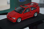 Minichamps ford escort cosworth red in dealer box -missing wing mirror