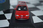 Minichamps ford escort cosworth red in dealer box -missing wing mirror