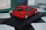 Minichamps ford escort cosworth red in dealer box -missing wing mirror