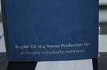 Autoart bugatti eb 16.4 veyron (production car) pearl/ice blue ref 50908(dealer box)