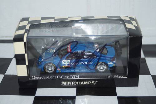 Minichamps mercedes c-class 2007 dtm #9 g.paffett (signed) 400 073609