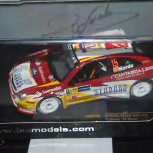 Ixo citroen xsara wrc 2nd catalunya 2006 #15 d.sordo (signed) ram238 1:43