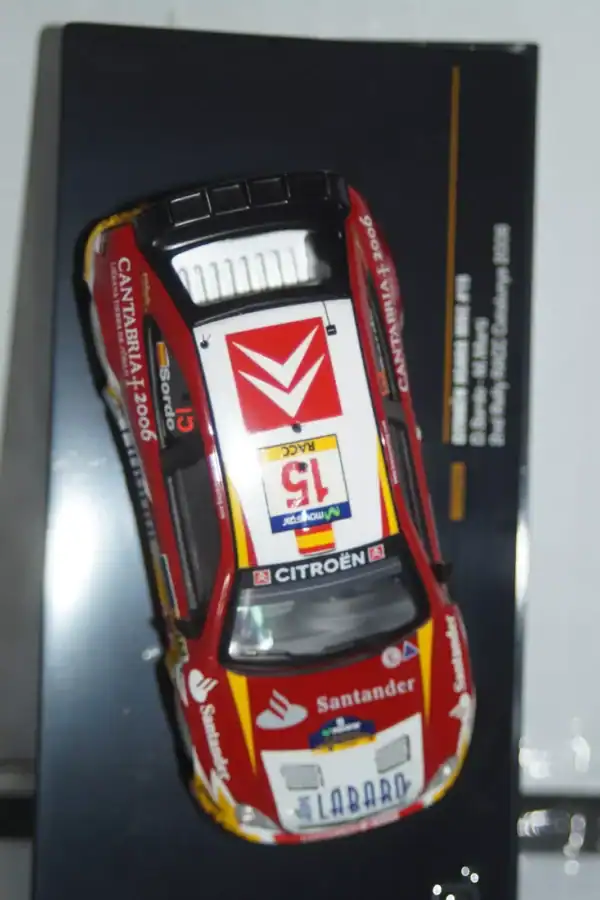 Ixo citroen xsara wrc 2nd catalunya 2006 #15 d.sordo (signed) ram238 1:43