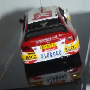 Ixo citroen xsara wrc 2nd catalunya 2006 #15 d.sordo (signed) ram238 1:43
