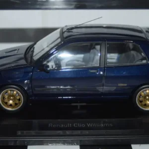Norev renault clio williams 1993 in blue 1:18 scale 185230