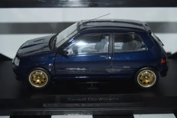 Norev renault clio williams 1993 in blue 1:18 scale 185230