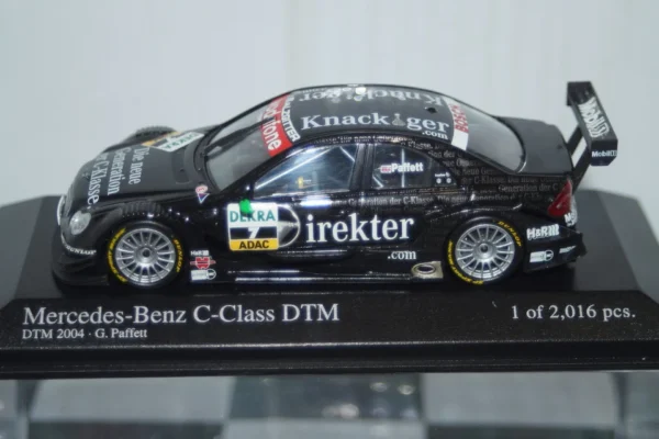 Minichamps mercedes c-class 2004 dtm #7 g.paffett (signed) 400 043407