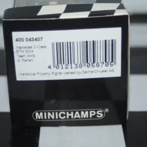 Minichamps mercedes c-class 2004 dtm #7 g.paffett (signed) 400 043407