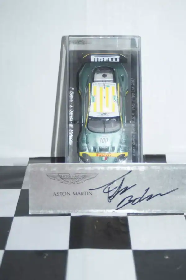 Spark aston martin dbr9 a.m.r bms #100 lm2007 ref s1211 (signed) in 1:43