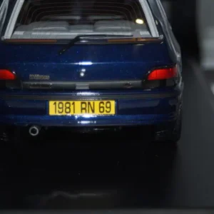 Norev renault clio williams 1993 in blue 1:18 scale 185230