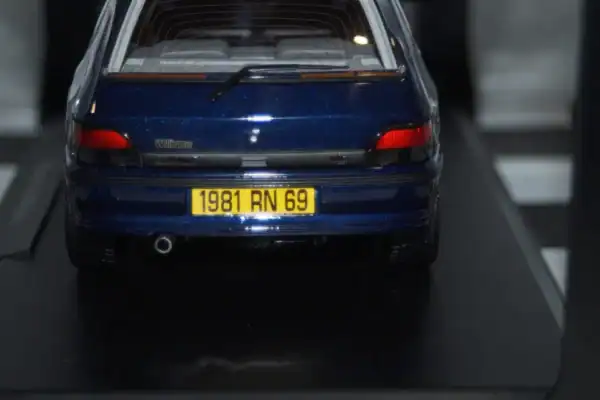Norev renault clio williams 1993 in blue 1:18 scale 185230