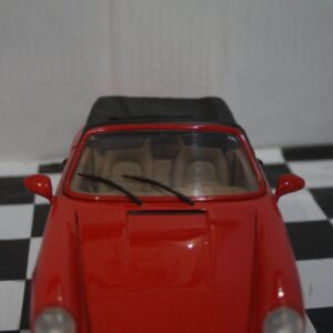 Anson porsche 911 carrera 4 cabriolet in red 1:14 scale ref 30313