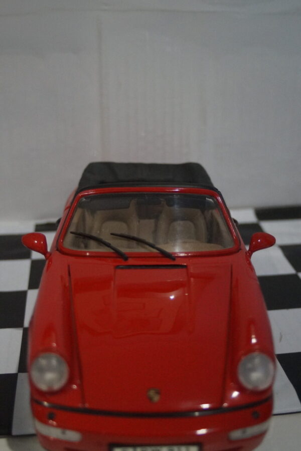 Anson porsche 911 carrera 4 cabriolet in red 1:14 scale ref 30313
