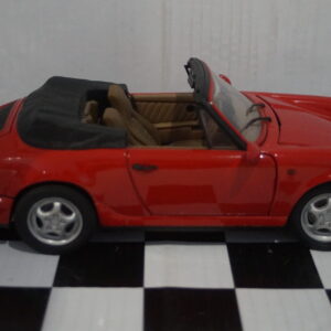 Anson porsche 911 carrera 4 cabriolet in red 1:14 scale ref 30313