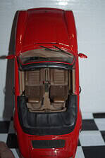 Anson porsche 911 carrera 4 cabriolet in red 1:14 scale ref 30313