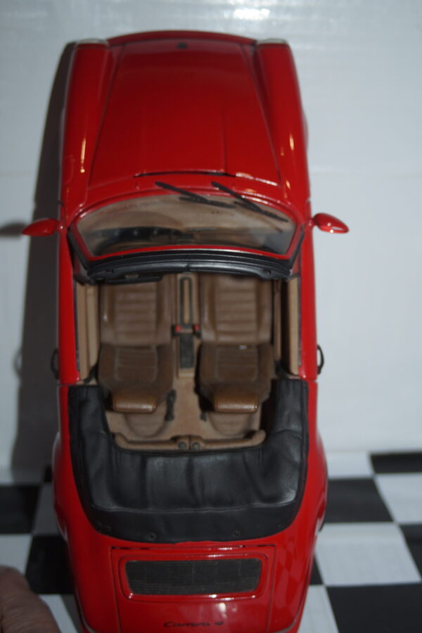 Anson porsche 911 carrera 4 cabriolet in red 1:14 scale ref 30313