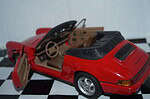 Anson porsche 911 carrera 4 cabriolet in red 1:14 scale ref 30313