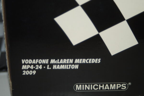 Minichamps mclaren mercedes mp4-24 l.hamilton f1 2009 530 091801 1:18