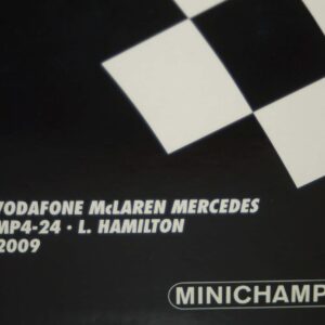 Minichamps mclaren mercedes mp4-24 l.hamilton f1 2009 530 091801 1:18