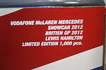 Minichamps mclaren mercedes l.hamilton f1 2012 showcar 533 121874 1:18