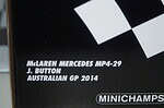Minichamps mclaren mercedes mp4-29 j.button f1 2012 530 141822 1:18