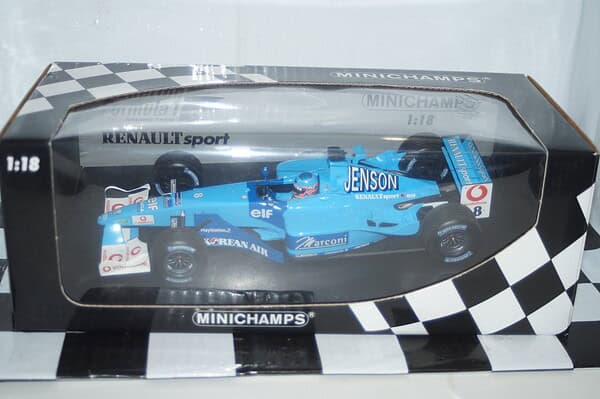 Minichamps benetton renault sport b201 j.button 100 010008 1:18