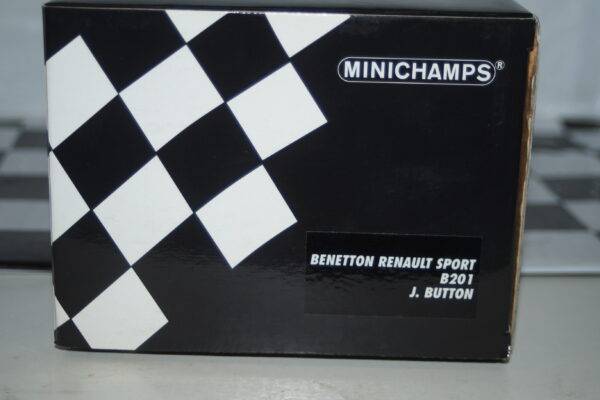 Minichamps benetton renault sport b201 j.button 100 010008 1:18