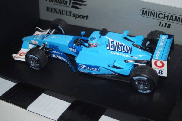 Minichamps benetton renault sport b201 j.button 100 010008 1:18