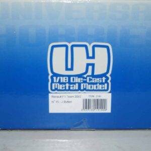 Universal hobbies renault f1 team r202 2002 j.button #15 1:18 ref 2191