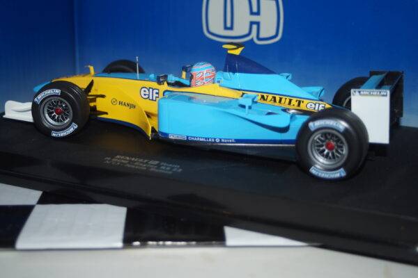 Universal hobbies renault f1 team r202 2002 j.button #15 1:18 ref 2191