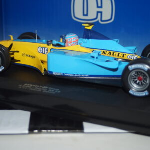 Universal hobbies renault f1 team r202 2002 j.button #15 1:18 ref 2191