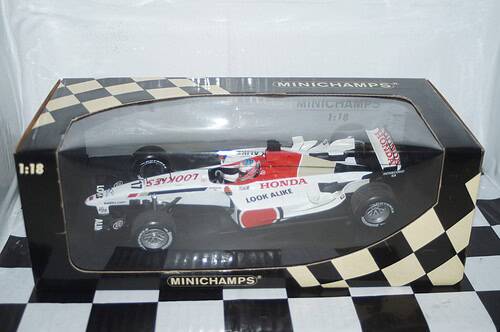 Minichamps b.a.r honda 005 j.button 100 030017 1:18