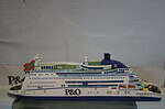 P & o north sea ferries - pride of hull -heavy resin type model ref zf683