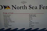 P & o north sea ferries - pride of hull -heavy resin type model ref zf683
