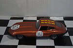 Polistil jaguar xk-e 4.2 litre bronze (boxed including decals) in 1:25 sn02