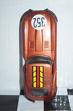 Polistil jaguar xk-e 4.2 litre bronze (boxed including decals) in 1:25 sn02