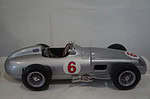 Cmc / solitair mercedes benz w196 #6 silver 11:18 diecast m-020
