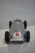 Cmc / solitair mercedes benz w196 #6 silver 11:18 diecast m-020