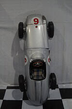 Cmc / solitair mercedes benz w196 #6 silver 11:18 diecast m-020